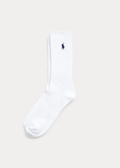 Calcetines Polo Ralph Lauren Hombre Blancos - The Earth Crew - VNZAW8902